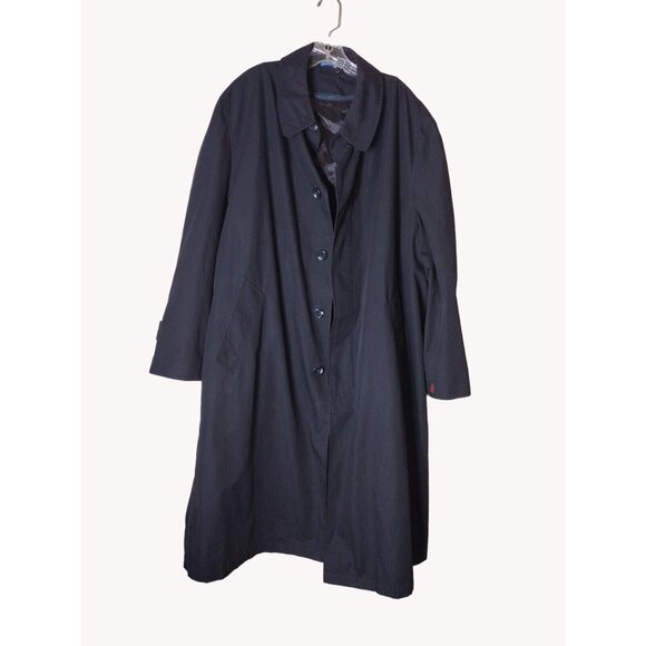 Towncraft Trench Coat Mens 48 Regular Lined Pockets Vintage - Picture 1 of 16